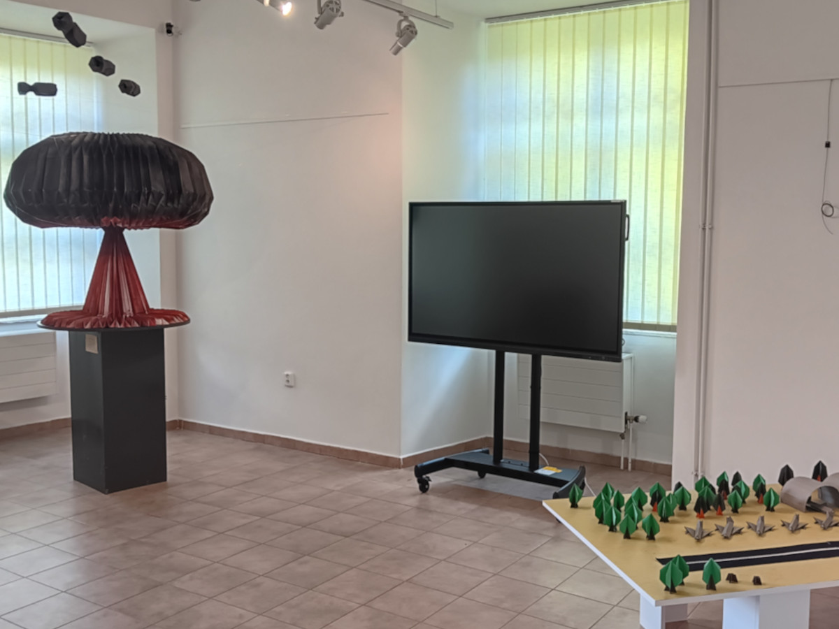 Dotykový panel pro muzeum
